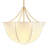 Aire 4-Light Large Chandelier, Off-White Linen-135533115