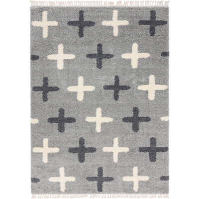 Tapis gris clair Mitzy