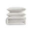 Vera Wang Crinkle Solid White Duvet Cover Set-1364984167