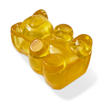 Yellow Gummy Bear Trinket Dish Decorative Tray 4x3x2 Perfect for Everyday Use Spot Clean