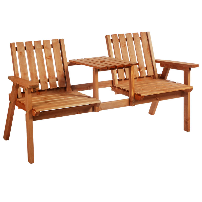 Banc de patio Outsunny (excluant la table)