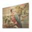Perroquet bleu et rose II - impression de perroquet sur bois-1094669772