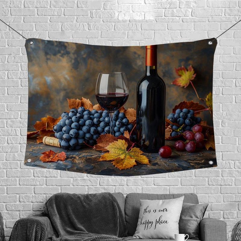 Microfiber Fabric Tapestry, 88" H x 104" W