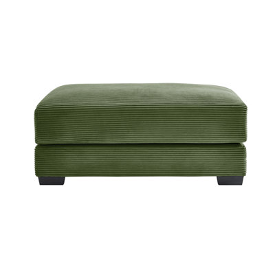 28 Ottoman Corduroy- Green