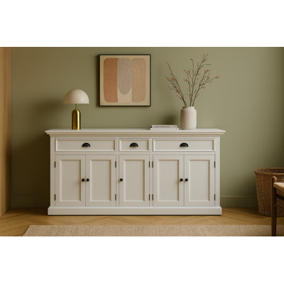Halifax Bottom Part - Buffet Table With 5 Doors 3 Drawers