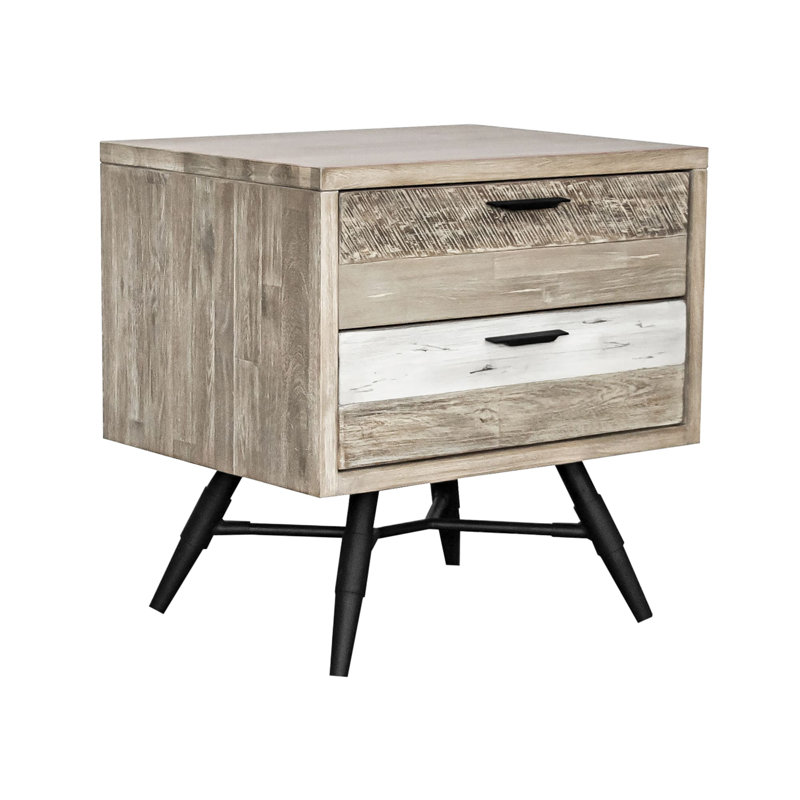Brilie 18'' W Solid Wood Nightstand