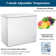 7 Cubic Feet Garage Ready Chest Freezer with Adjustable Temperature Controls