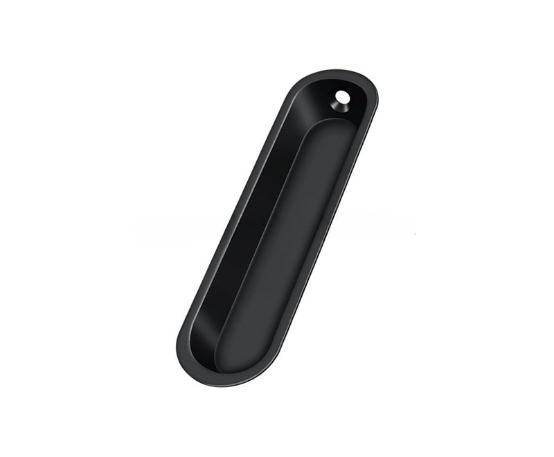 2 Center to Center Cup Pull, 2", Painted Black
