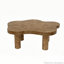 Table basse de 40 pouces en forme de nuage avec 4 pieds ronds, convenant aux salons-129593849