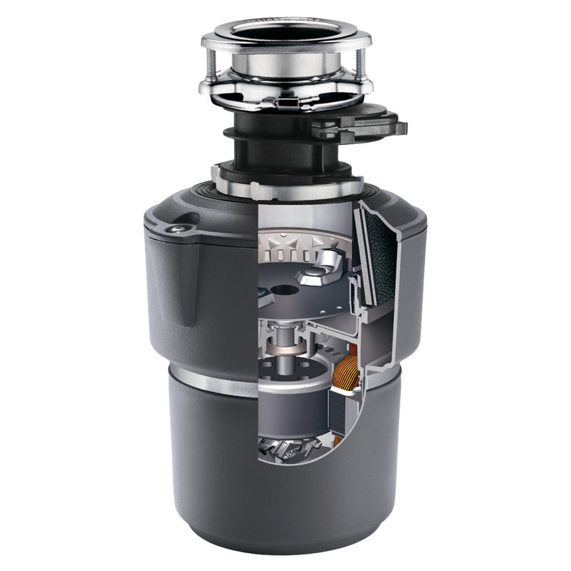 Evolution 3/4 HP Batch Feed Garbage Disposal, Power Cord Included
