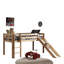 Pino Mid Sleeper Loft Bed-442242179-473971335