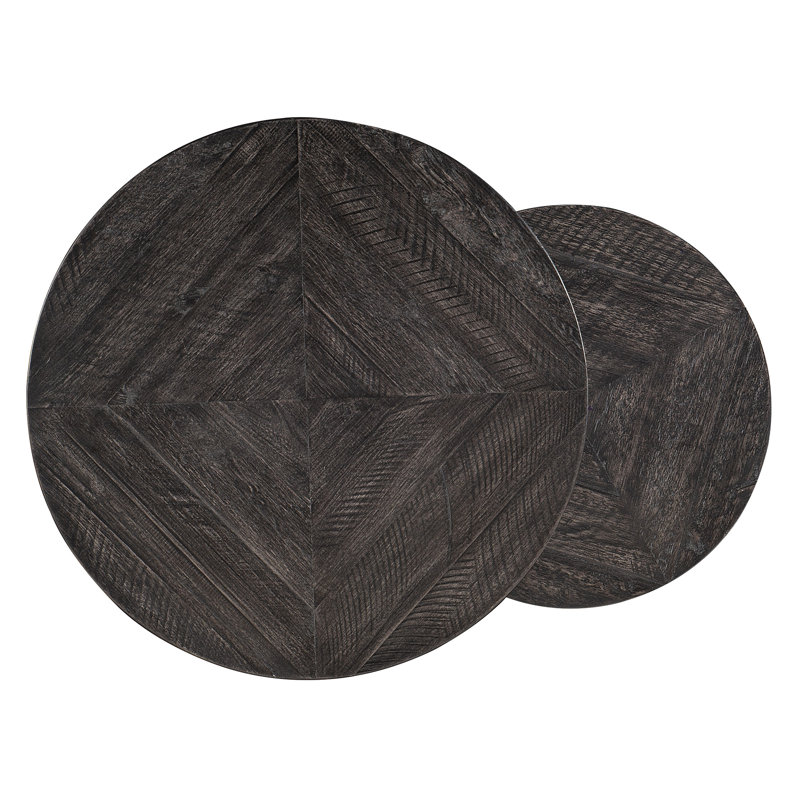 St. Armand Solid Wood Nesting End Table