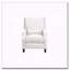 Fauteuil inclinable à dossier poussoir de style transitionnel blanc cassé auto-inclinable 1Pc