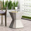 Bureau d'appoint en béton léger, de style minimaliste et fonctionnel, sans assemblage, design élégant, attrayant,