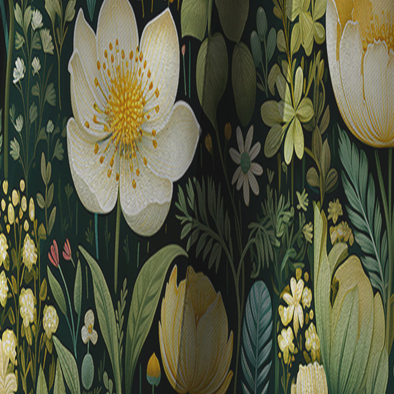 Boho Botanicals Garden I - Rideau floral - Rideau occultant floral - 1 panneau, L 52 po x L 84 po