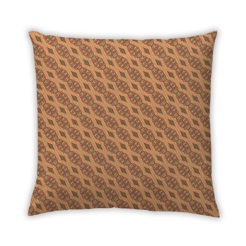 Coussin Kailanny, Jaune, Synthétique