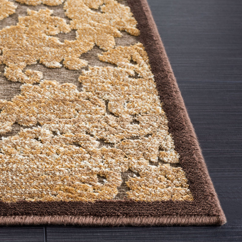Tapis Heie brun foncé