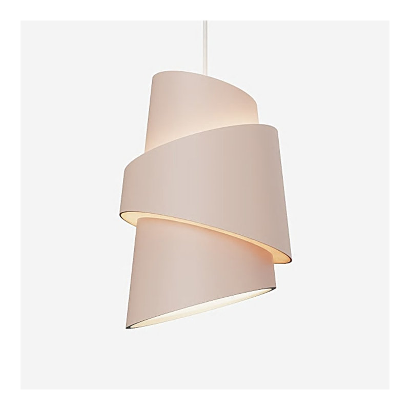 Croissant Pendant Light, White, Cobalt