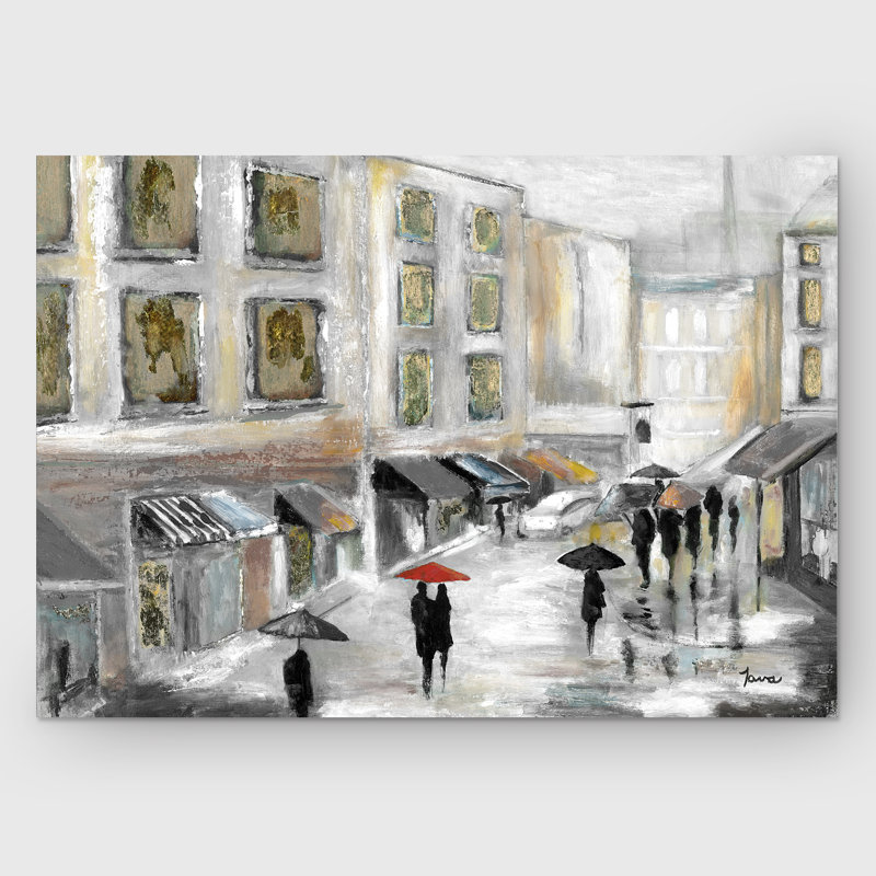 « sunday market », impression, H 36 po x l 48 po x P 1,5 po, Toile tendue