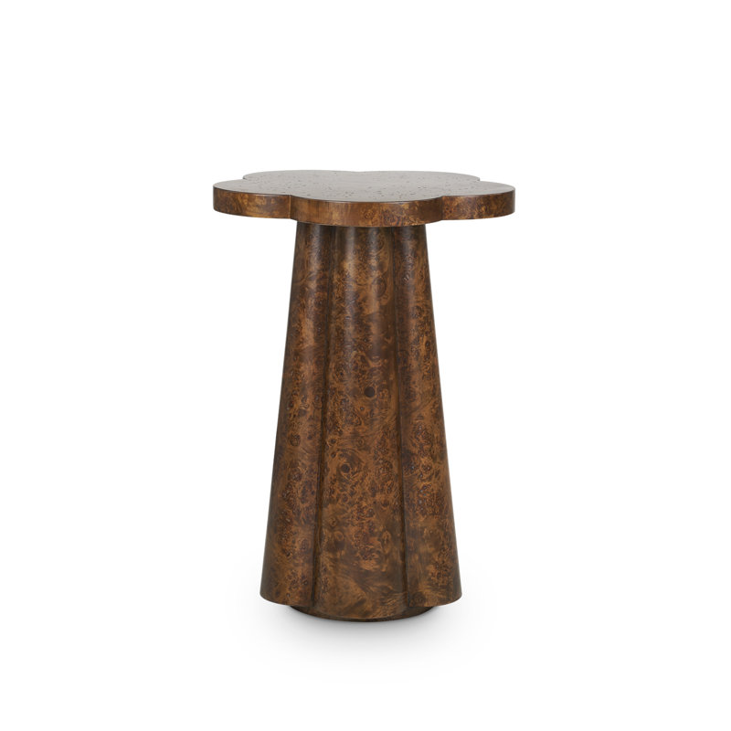 Callie Accent Table, Tuscan Olive Burl