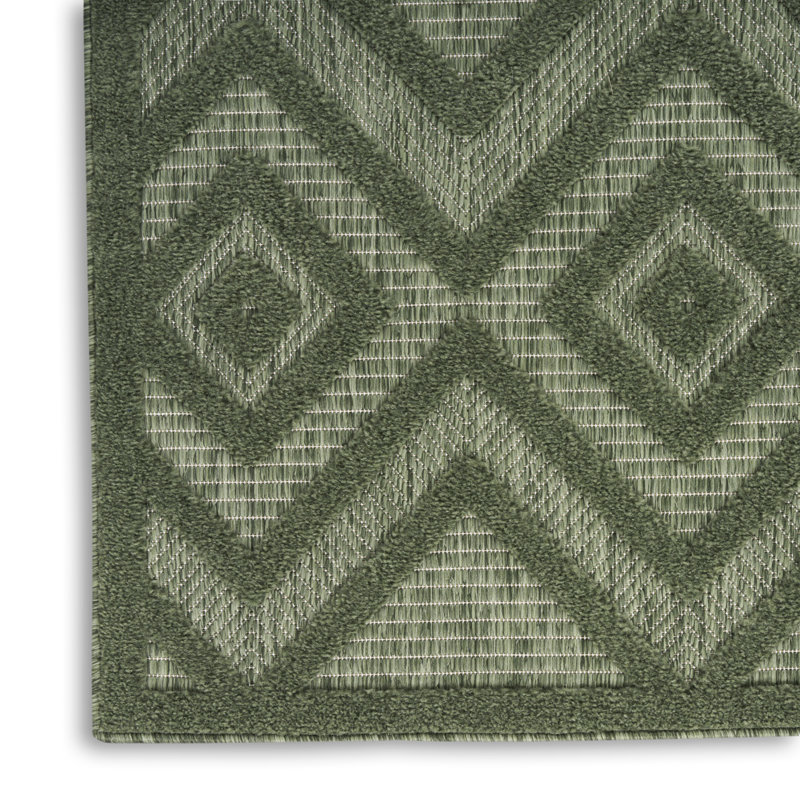Konstantia Geometric Indoor/Outdoor Area Rug, Rectangle 10' x 14'