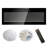 42/36'' Recessed & Wall Mounted Electric Fireplace,ultra Thin Tempered Glass Fireplace W/ Timer, Adjustable Flame Color & Temp-1126873363