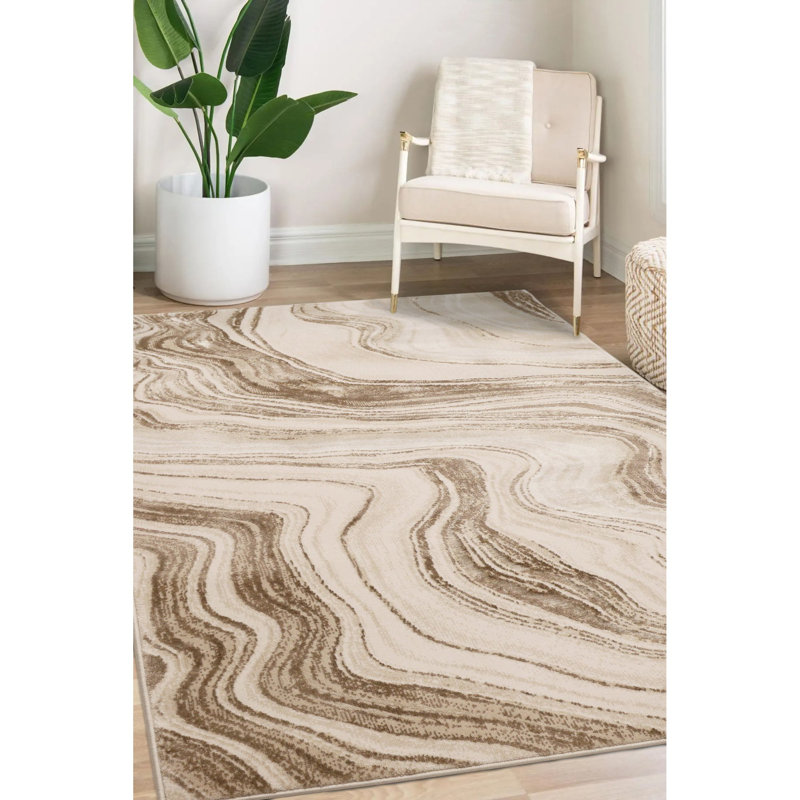 Abstract Area Rug, Rectangle 120 x 170 cm