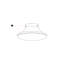 Geyser Glass Flush Mount