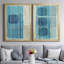 " Blue Blue Horizon I " 2 - Pieces Painting Print-1323203231-1323203227
