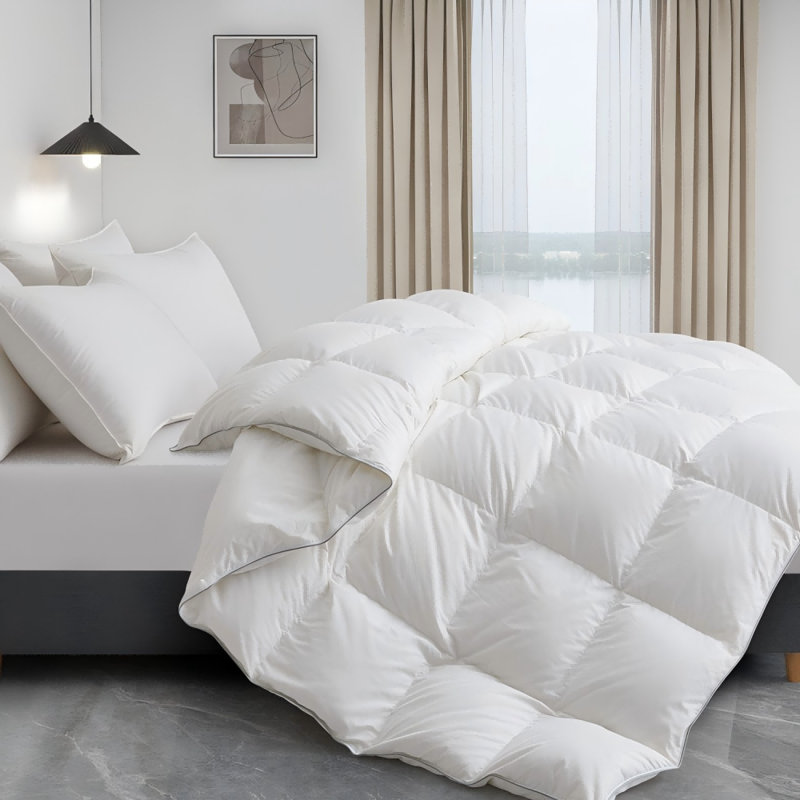 GOOSEFEATHERS & DOWN Comforter ,soft and fluffy, Twin Quilt