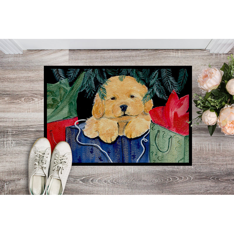 Paillasson Golden Retriever, Rectangle 2 pi x 3 pi
