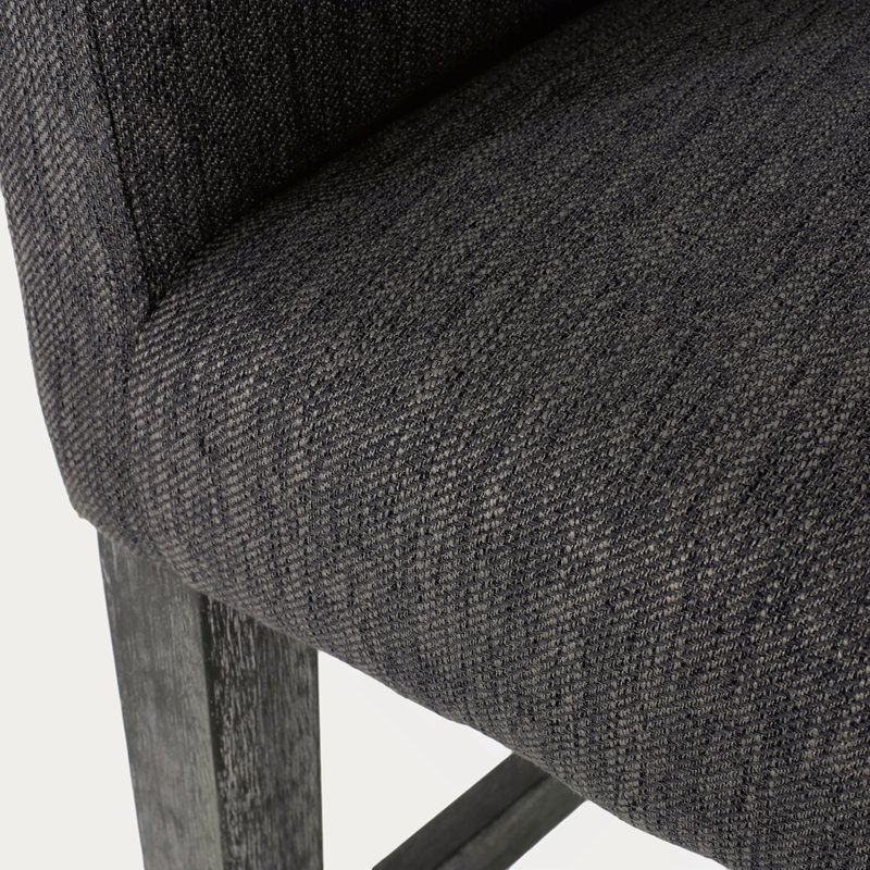 Upholstered 30.5 Inch Counter Stools - , Grey, Grey, 2