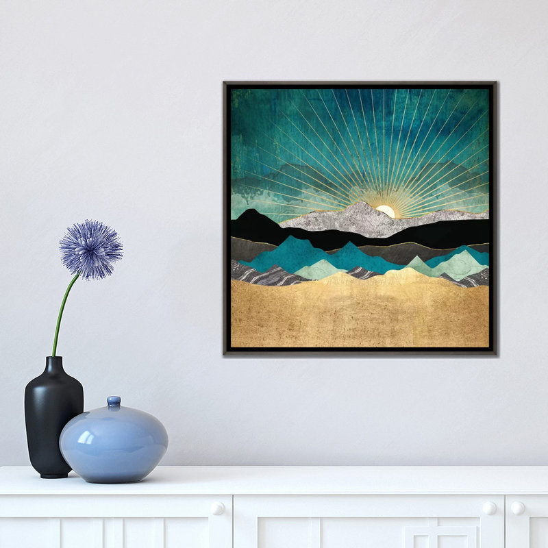 « peacock vista » par spacefrog designs-impression, H 18 po x l 18 po x P 1,5 po, Toile tendue