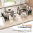 Ardeley L-Shaped Steel Computer Desk with Built-In Electrical Outlet