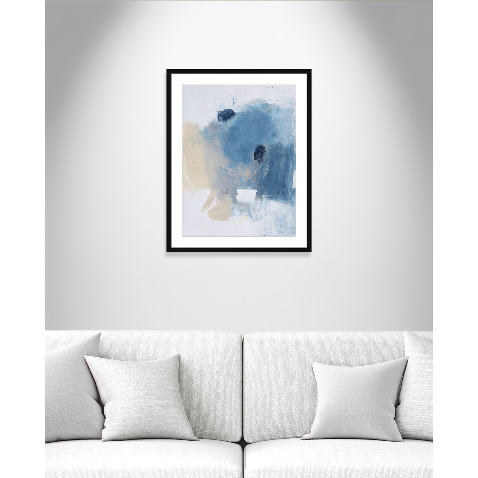 Coastal Carnival Collection "Coastal Carnival I" Print, Black Single Picture Framed Paper, White, 29.5" H x 23.5" W x 1.25" D