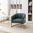 Romy 30" W Tufted Upholstered Barrel Chair-1426743333