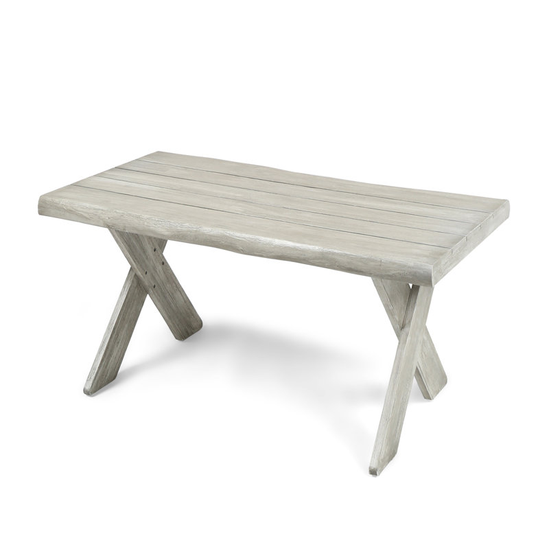Single Coffee Table, Sandblast Light Gray
