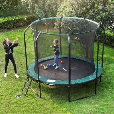 366 cm Gartentrampolin mit Sicherheitsnetz