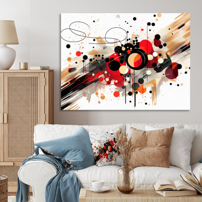" Red And Black Abstract Dreamscape I "