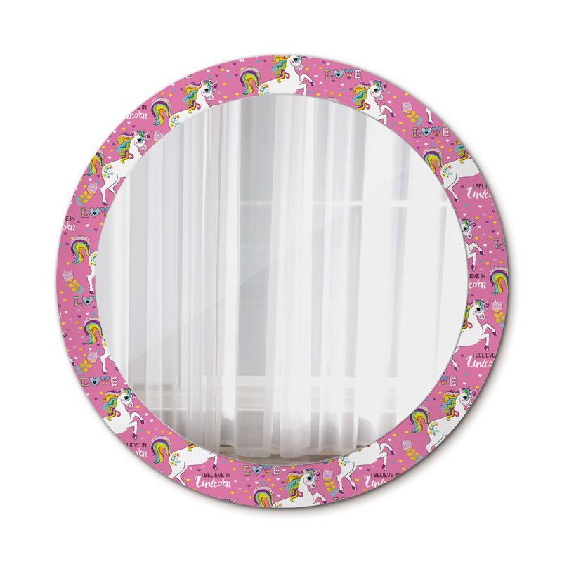 Huldar Glass Flat Wall Mirror, 80cm x 80cm