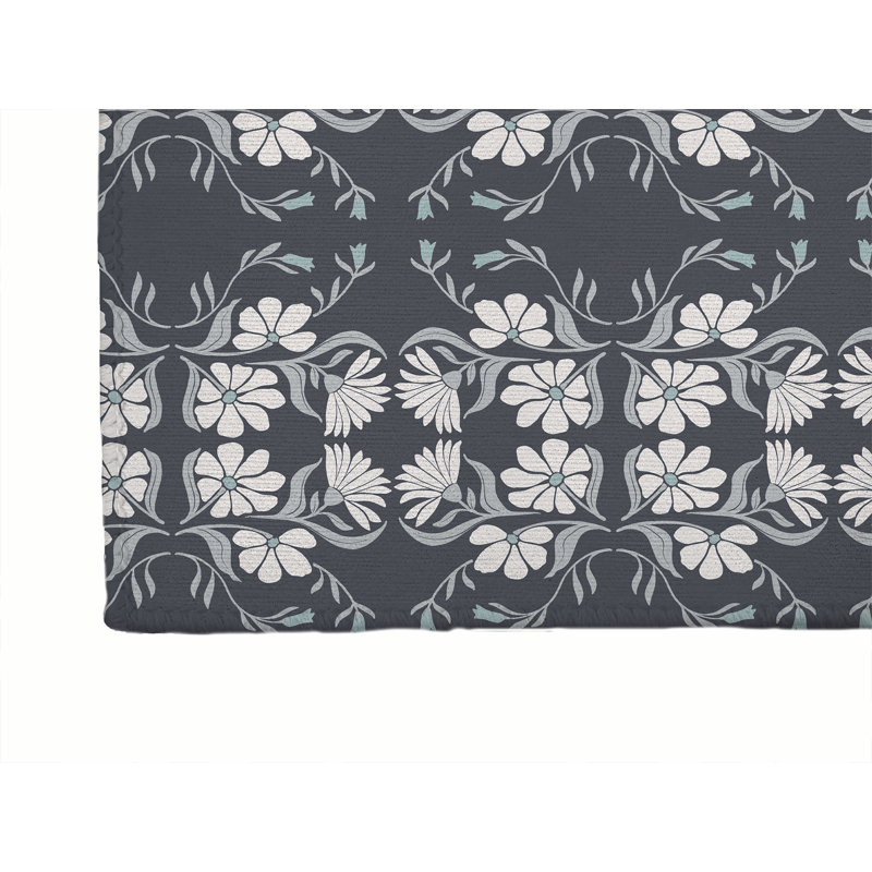 Tapis Groovy Flowers, Rectangle 5 pi x 7 pi