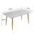 4-Legs Modern Sintered Stone Top Dining Table-117478923