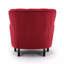 Higgenbotham Velvet Wingback Accent Chair with Button-Tufted Back and Nailhead Trim-103753570