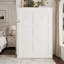Lit escamotable avec meuble pliable, gain de place et montage facile, idéal pour les petites chambres-840511785-840511786