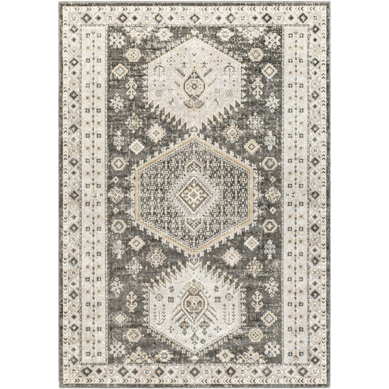 Joaopaulo Oriental Indoor Rug, Rectangle 6'4" x 9'