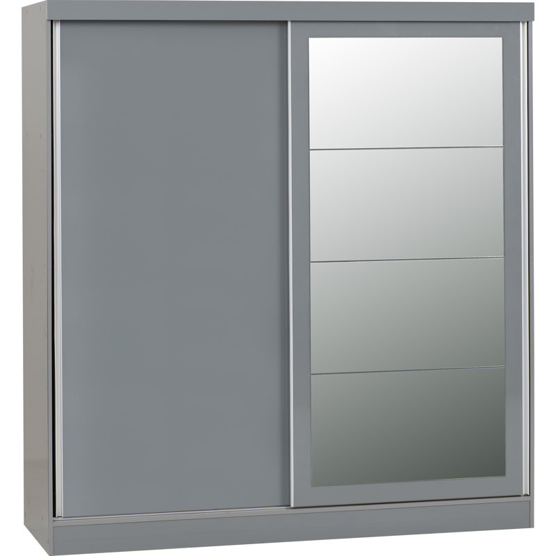 Cascio 2 Door Sliding Wardrobe, Grey