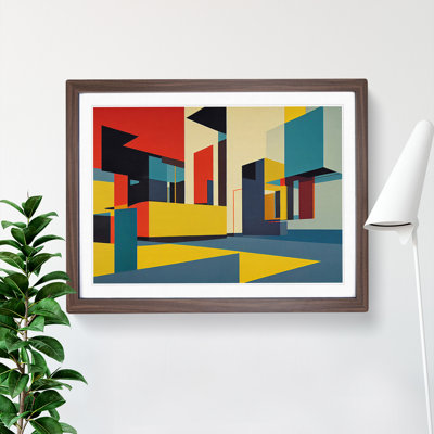 Abstract Suprematism Art Vol.2 - Framed Print