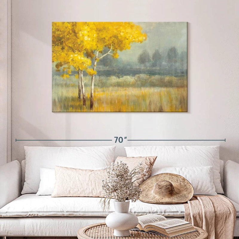 Alvord Yellow Landscape I, 30" H x 45" W