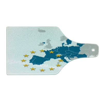 East Urban Home Glass Europe Cutting Board