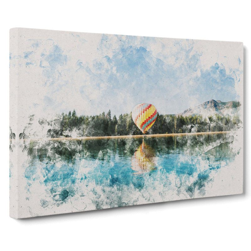 Hot Air Balloon Vol.1 - Wrapped Canvas, 50cm H x 76cm W x 3cm D